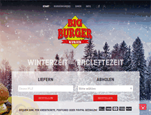Tablet Screenshot of bigburger.ch